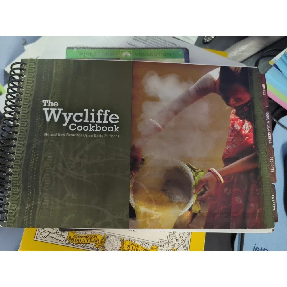 The‎ Wycliffe Cookbook old & new favorites recipes Spiral-bound By Angela Nelson